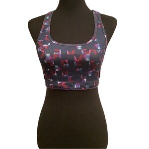 Geometric Print Sports Bra